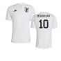 2022-2023 Japan Pre-Match Shirt (White) (Minamino 10)