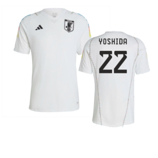 2022-2023 Japan Pre-Match Shirt (White) (Yoshida 22)