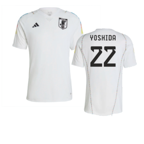 2022-2023 Japan Pre-Match Shirt (White) (Yoshida 22)