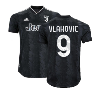 2022-2023 Juventus Authentic Away Shirt (VLAHOVIC 9)