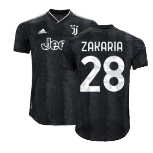 2022-2023 Juventus Authentic Away Shirt (ZAKARIA 28)