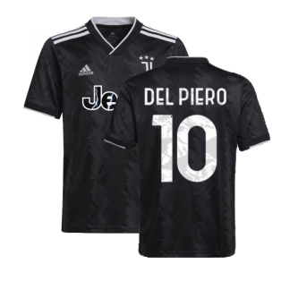 2022-2023 Juventus Away Shirt (Kids) (DEL PIERO 10)