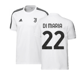 2022-2023 Juventus DNA 3S Tee (White) (DI MARIA 22)