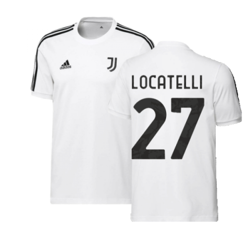 2022-2023 Juventus DNA 3S Tee (White) (LOCATELLI 27)