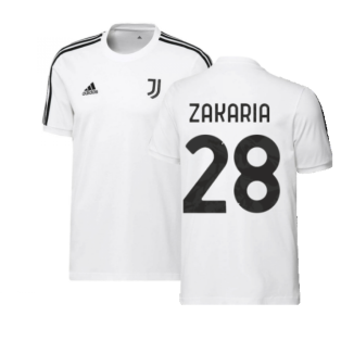 2022-2023 Juventus DNA 3S Tee (White) (ZAKARIA 28)