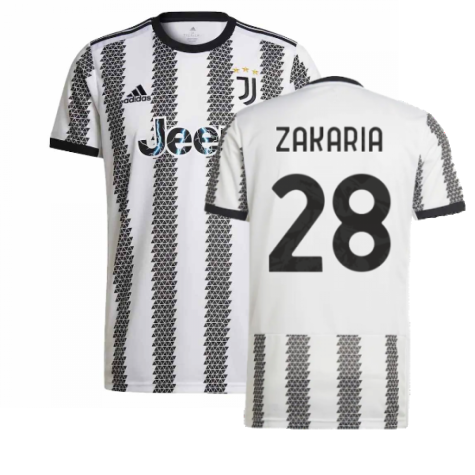2022-2023 Juventus Home Shirt (Kids) (ZAKARIA 28)