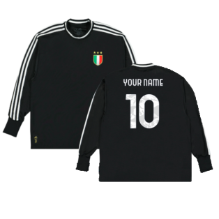 2022-2023 Juventus Icon Goalkeeper Shirt (Black) (Your Name)