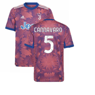 2022-2023 Juventus Third Shirt (Kids) (CANNAVARO 5)
