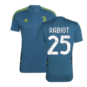 2022-2023 Juventus Training Shirt (Active Teal) (RABIOT 25)