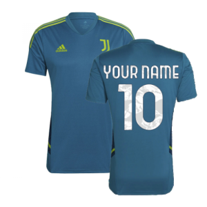 2022-2023 Juventus Training Shirt (Active Teal) (Your Name)