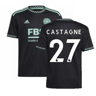2022-2023 Leicester City Away Shirt (Kids) (CASTAGNE 27)
