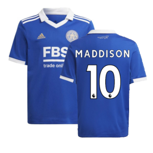 2022-2023 Leicester City Home Shirt (Kids) (MADDISON 10)