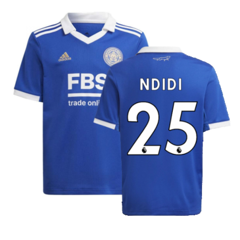 2022-2023 Leicester City Home Shirt (Kids) (NDIDI 25)