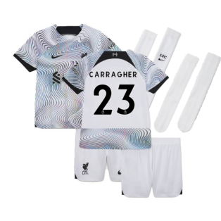 2022-2023 Liverpool Away Mini Kit (CARRAGHER 23)