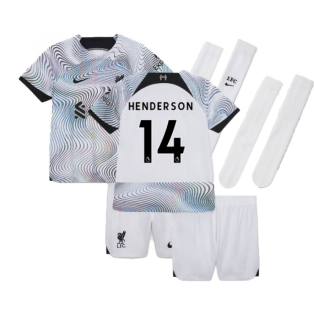 2022-2023 Liverpool Away Mini Kit (HENDERSON 14)