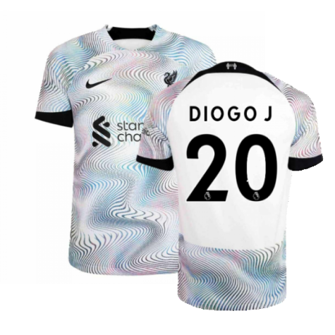 2022-2023 Liverpool Away Shirt (Kids) (DIOGO J 20)
