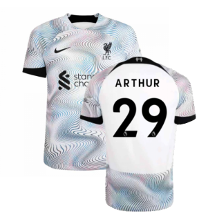 2022-2023 Liverpool Away Vapor Player Issue Shirt (ARTHUR 29)