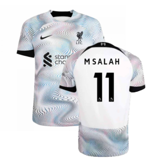 2022-2023 Liverpool Away Vapor Player Issue Shirt (M SALAH 11)
