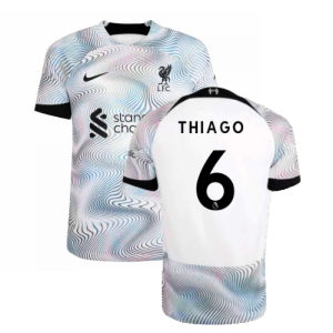 2022-2023 Liverpool Away Vapor Player Issue Shirt (THIAGO 6)