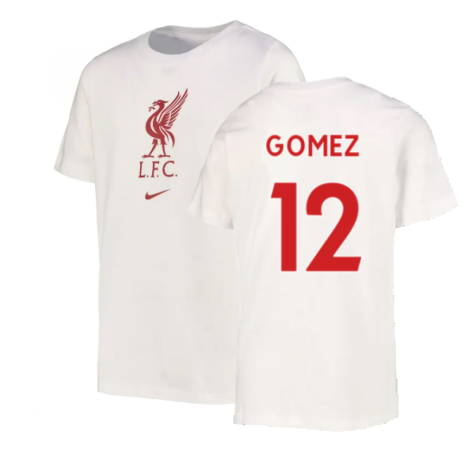 2022-2023 Liverpool Crest Tee (White) (GOMEZ 12)