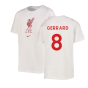 2022-2023 Liverpool Crest Tee (White) - Kids (GERRARD 8)
