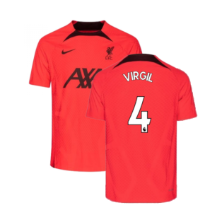2022-2023 Liverpool Elite Training Shirt (Red) (VIRGIL 4)