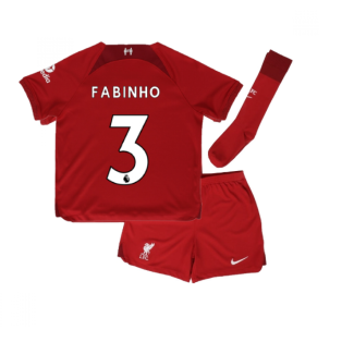 Fabinho #3 Liverpool 2018-2019 Premier League Home Football Nameset for shirt 