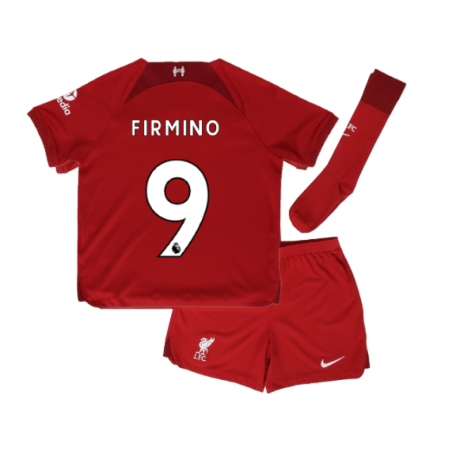 2022-2023 Liverpool Home Little Boys Mini Kit (FIRMINO 9)