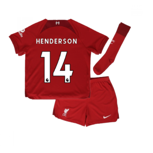 2022-2023 Liverpool Home Little Boys Mini Kit (HENDERSON 14)