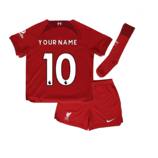 2022-2023 Liverpool Home Little Boys Mini Kit (Your Name)