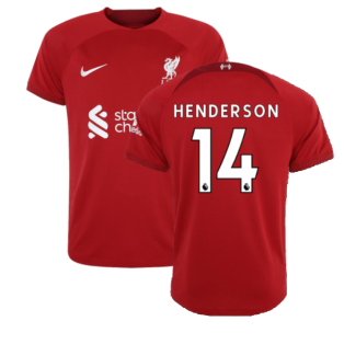 2022-2023 Liverpool Home Shirt (Kids) (HENDERSON 14)