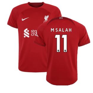 2022-2023 Liverpool Home Shirt (Kids) (M SALAH 11)