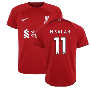 2022-2023 Liverpool Home Shirt (M SALAH 11)