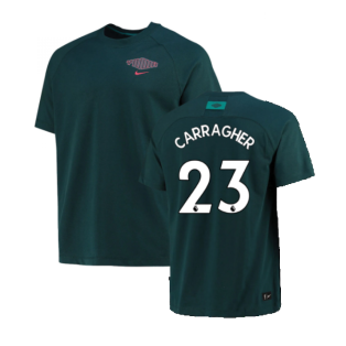 2022-2023 Liverpool Mens Football T-Shirt (Green) (CARRAGHER 23)