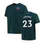 2022-2023 Liverpool Mens Football T-Shirt (Green) (LUIS DIAZ 23)