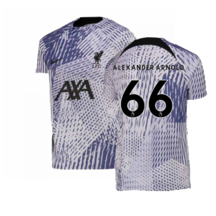 2022-2023 Liverpool Pre-Match Training Shirt (Pure Violet) - Kids (ALEXANDER ARNOLD 66)