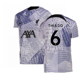 2022-2023 Liverpool Pre-Match Training Shirt (Pure Violet) - Kids (THIAGO 6)