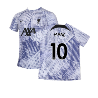2022-2023 Liverpool Pre-Match Training Shirt (Pure Violet) (MANE 10)