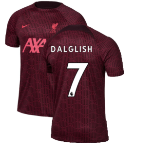 2022-2023 Liverpool Pre-Match Training Shirt (Red) (DALGLISH 7)