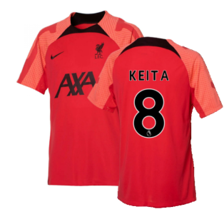 2022-2023 Liverpool Strike Training Jersey (Red) (KEITA 8)