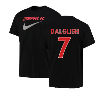 2022-2023 Liverpool Swoosh Tee (Black) (DALGLISH 7)