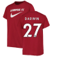 2022-2023 Liverpool Swoosh Tee (Red) (DARWIN 27)