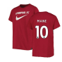 2022-2023 Liverpool Swoosh Tee (Red) - Kids (MANE 10)
