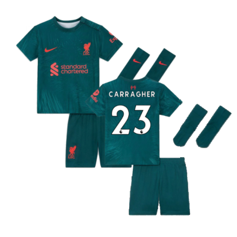 2022-2023 Liverpool Third Little Boys Mini Kit (CARRAGHER 23)