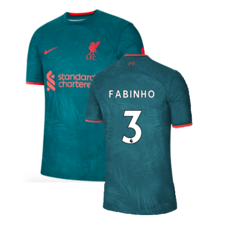 2022-2023 Liverpool Third Match DFADV Vapor Shirt (FABINHO 3)