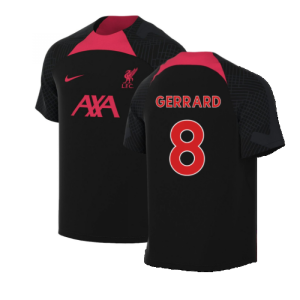 2022-2023 Liverpool Training Shirt (Black) (GERRARD 8)