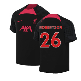 2022-2023 Liverpool Training Shirt (Black) (ROBERTSON 26)