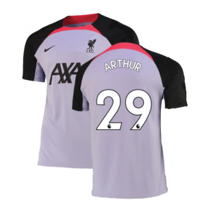 2022-2023 Liverpool Training Shirt (Purple Dawn) (ARTHUR 29)