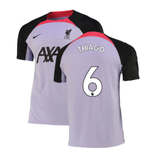 2022-2023 Liverpool Training Shirt (Purple Dawn) (THIAGO 6)