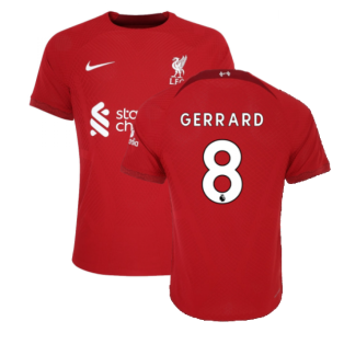 2022-2023 Liverpool Vapor Home Shirt (GERRARD 8)